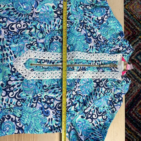 NWT Lilly Pulitzer Janie Popover in Light Aqua Spritz Size XXS - Picture 7 of 10